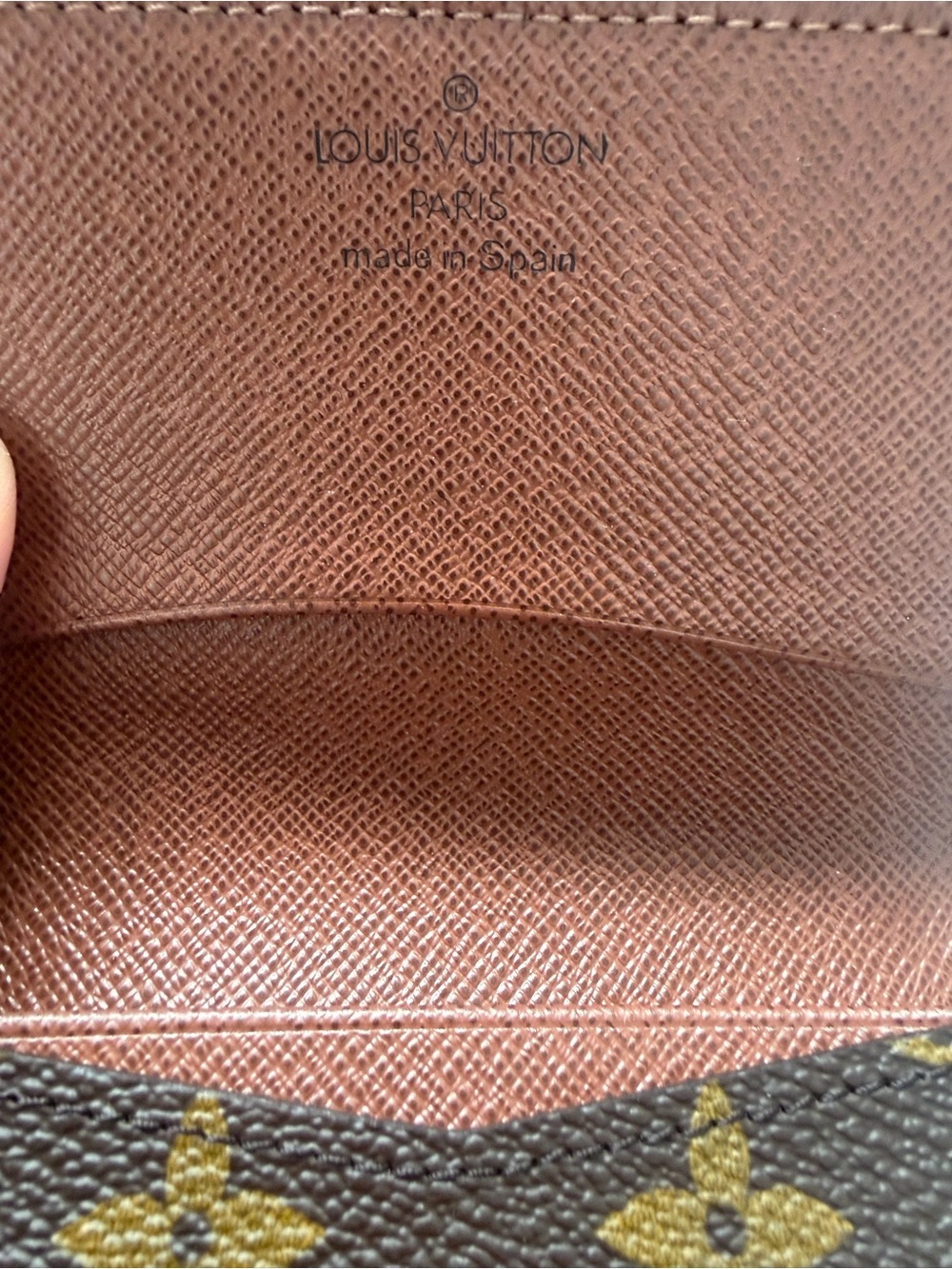 Louis Vuitton Monogram Canvas Card Holder in Brown and Gold - Picture 10 of 10